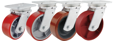 Drop forged extra heavy-duty castors