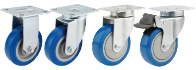 Light duty quiet castors